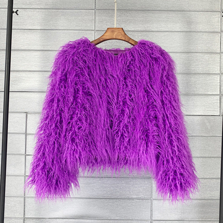 Elegant Women's Faux Fur Coat