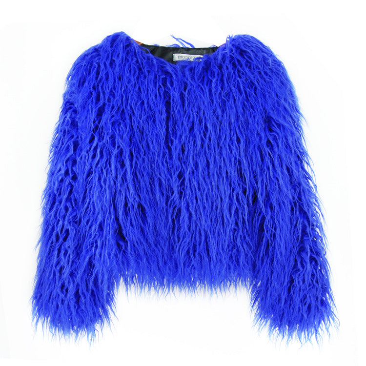 Elegant Women's Faux Fur Coat