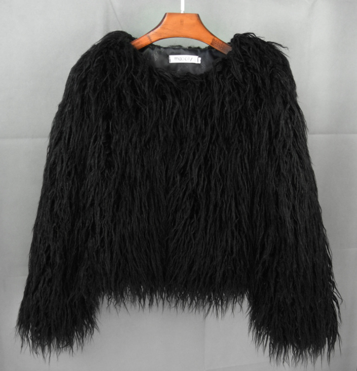 Elegant Women's Faux Fur Coat