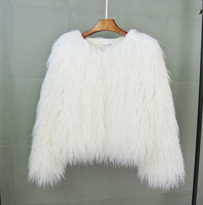Elegant Women's Faux Fur Coat