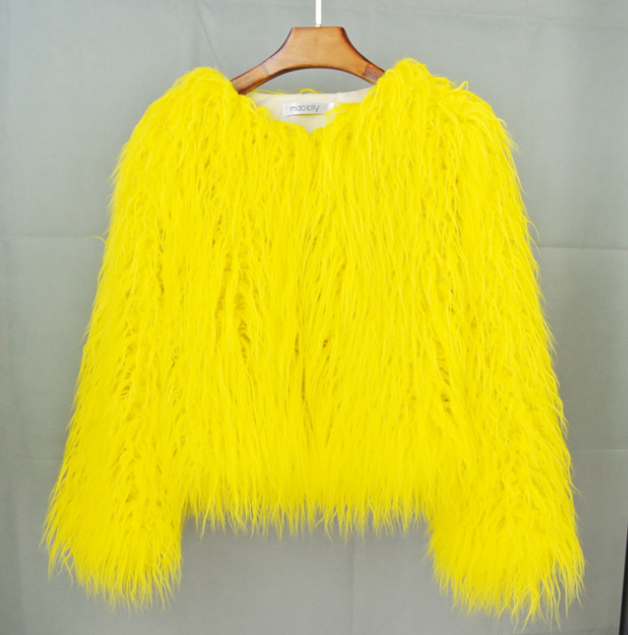 Elegant Women's Faux Fur Coat