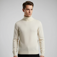 Elegantly Cut Turtleneck Sweater