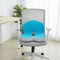 Ergonomic Memory Foam Seat Cushion for Back Pain & Comfort