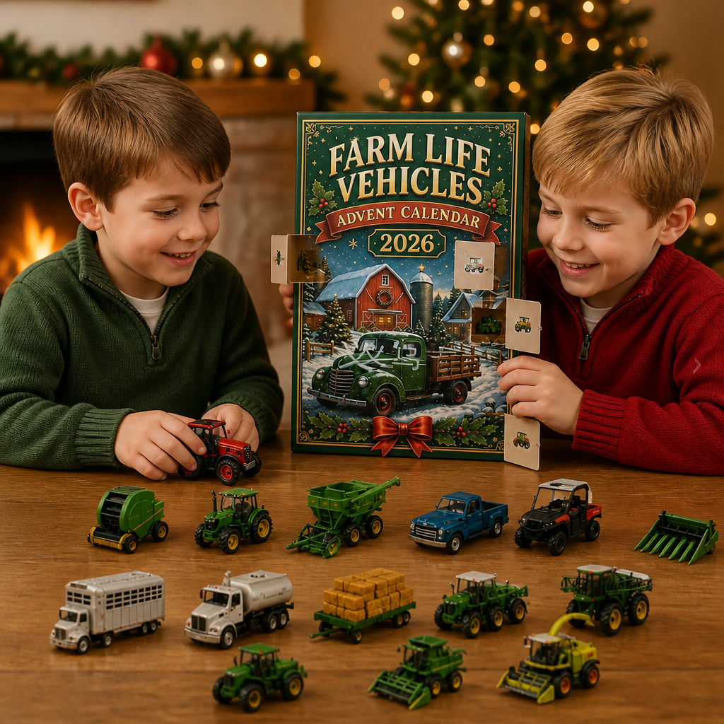Farm Vehicles Advent Calendar 2026 – 24 Days of Agricultural Vehicles