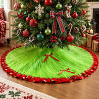 Faux Fur Christmas Tree Skirt