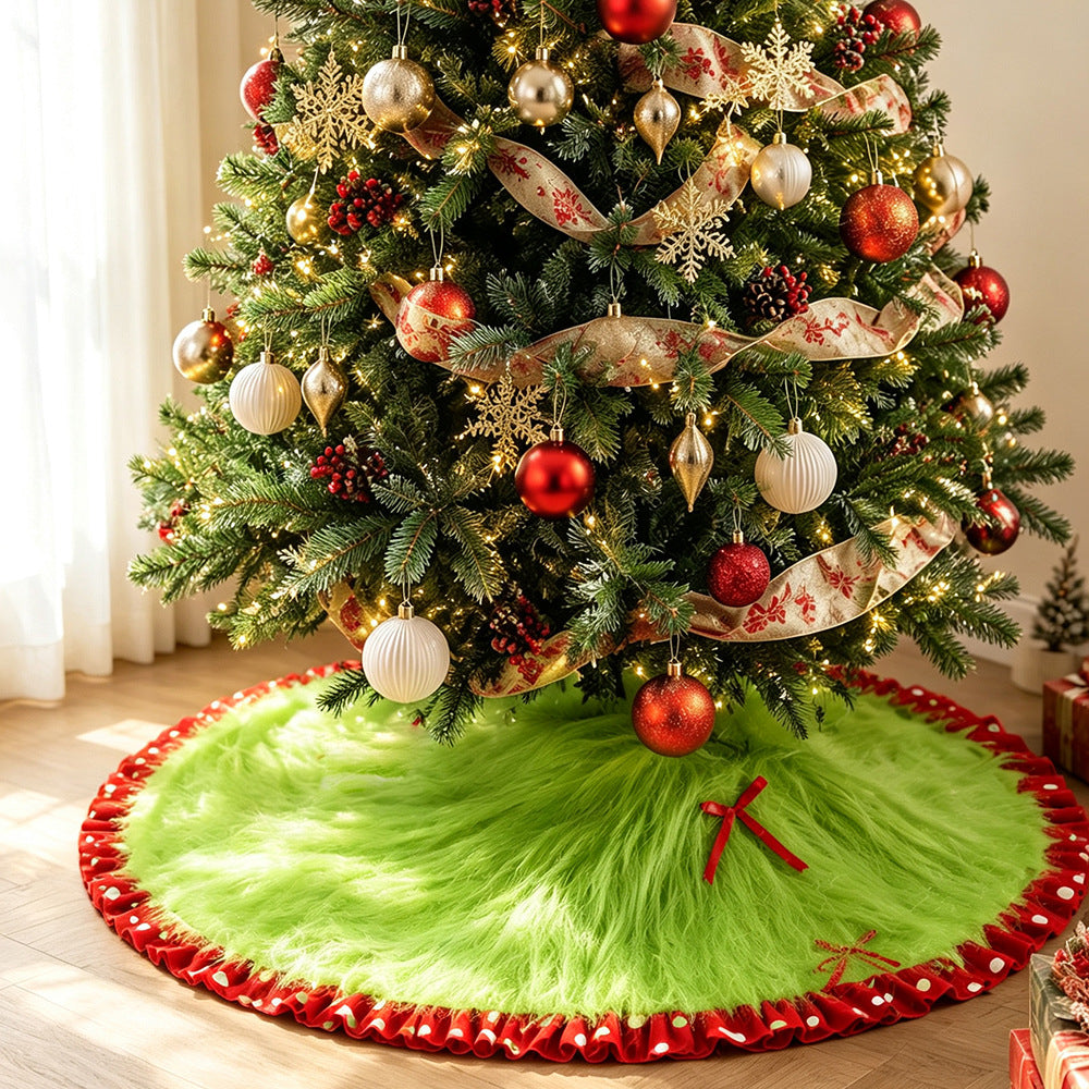 Faux Fur Christmas Tree Skirt