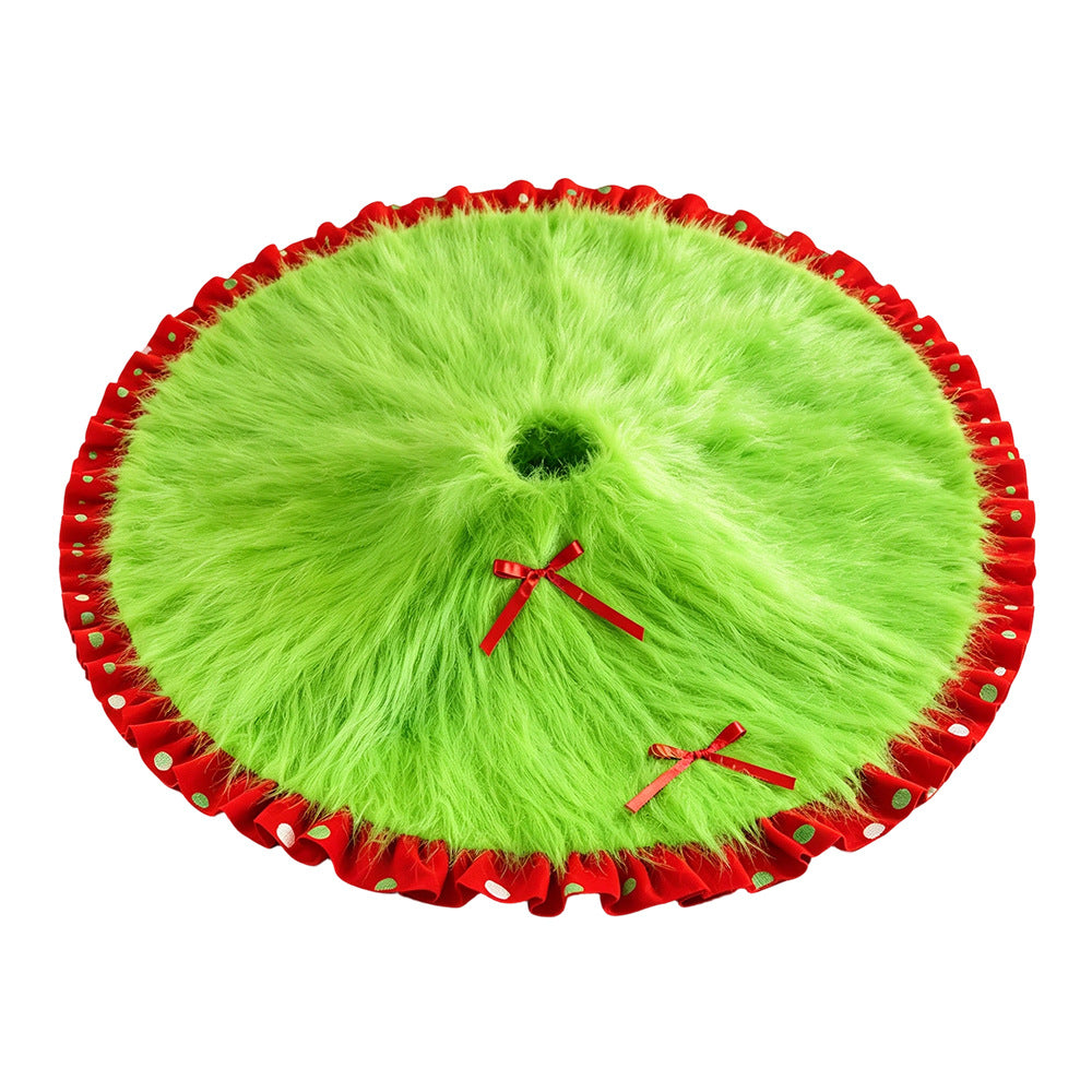 Faux Fur Christmas Tree Skirt