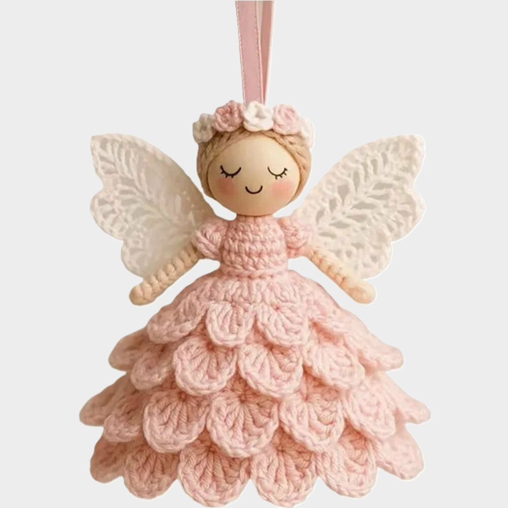 Festive Angel Ornament Crochet Kit — 20cm Finished Height