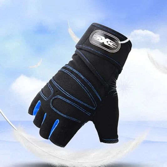 FITFLEX - Shock-resistant training gloves with wrist support | For weight training, fitness & cycling