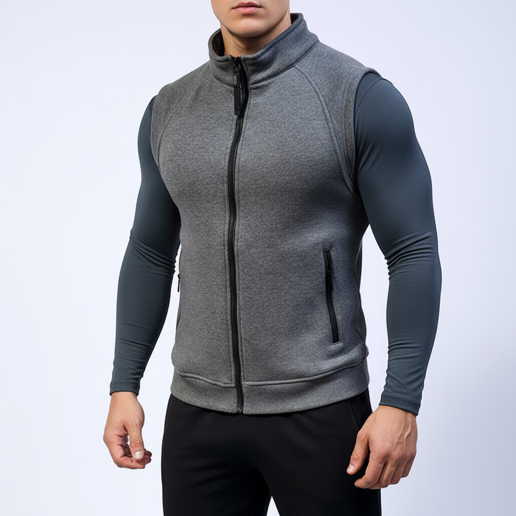 Fleece-Lined Casual Vest