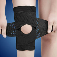 Sisica Knee Support Brace with Springs and Strap