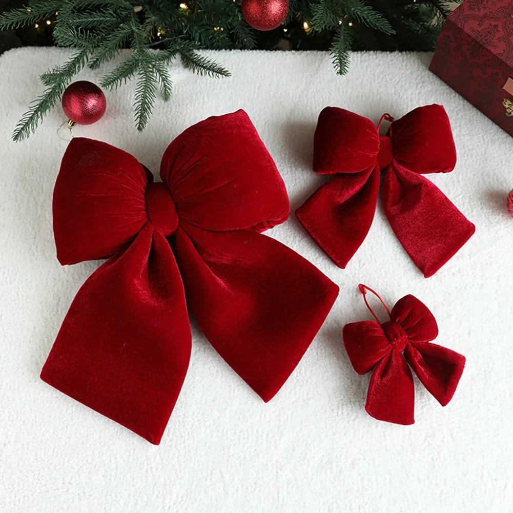Luxury Red Velvet Bow