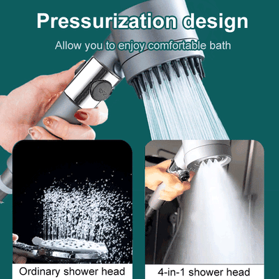 FluxFlow Showerhead Pro 200% Stronger Water Pressure