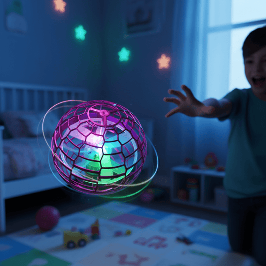 FLYPIX – 360° Flying Gyroscope with Dynamic Light Effects