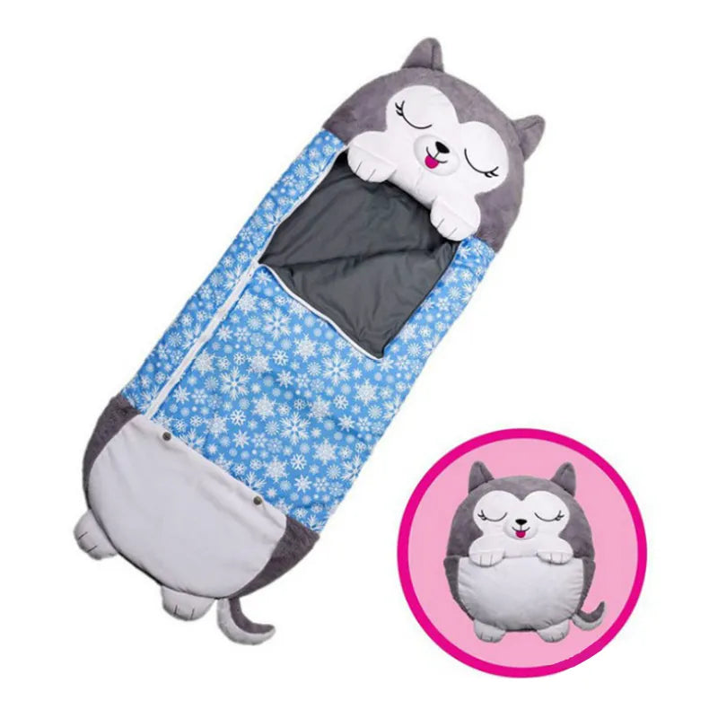 Foldable Animal-Shaped Sleeping Bag for Kids – Snoozi