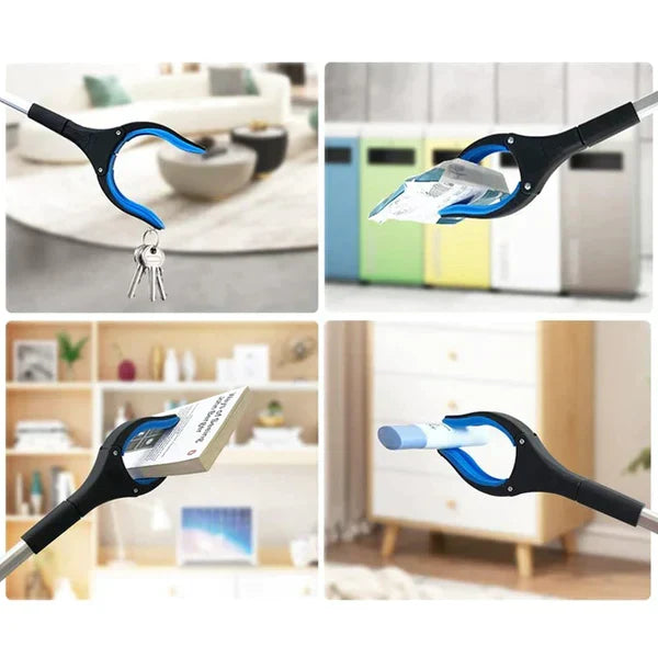 Folding Grabber Tool with 360° Rotating Clip