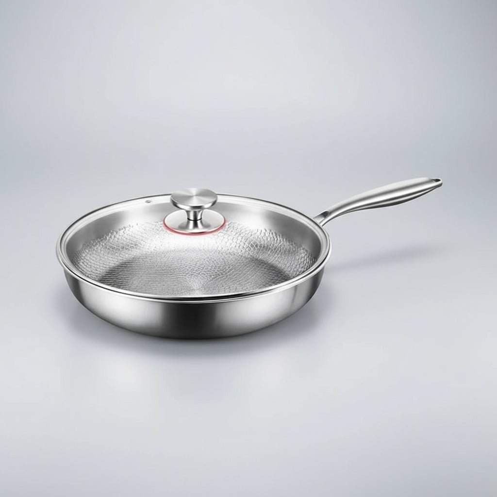 FORGEON – Titanium hammered non-stick frying pan for induction cooktops and everyday cooking