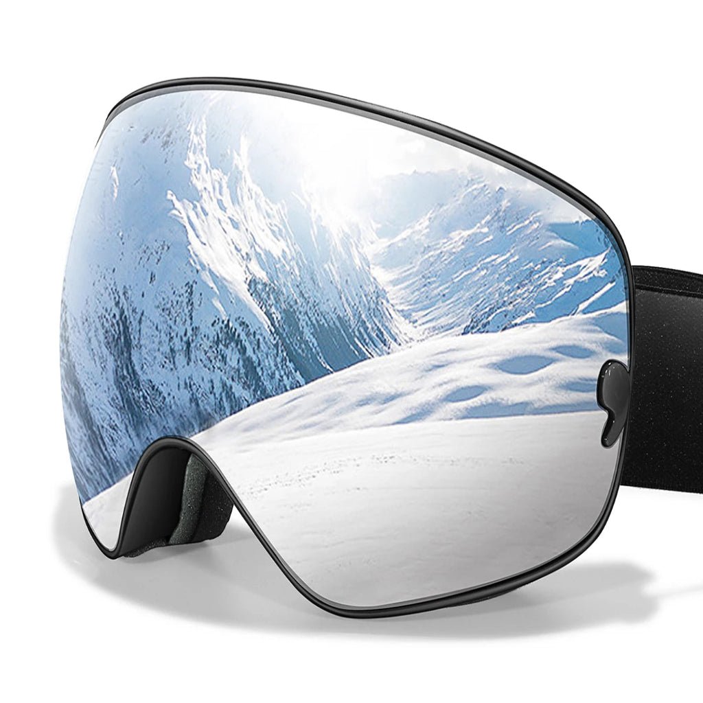 FROSTBLICK – Premium ski goggles with anti-fog coating, UV400 protection & night vision lens
