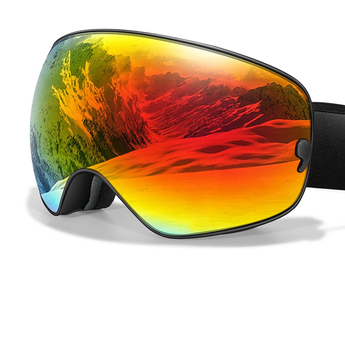 FROSTBLICK – Premium ski goggles with anti-fog coating, UV400 protection & night vision lens