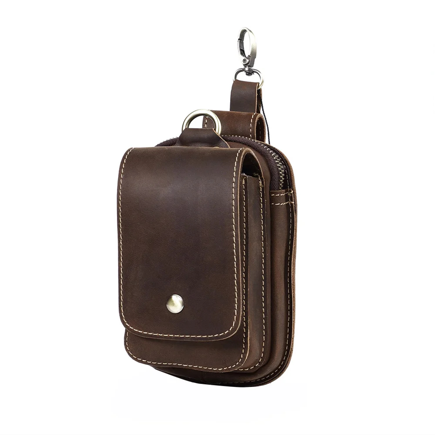 Full Grain Leather Pouch for Men - Image 2