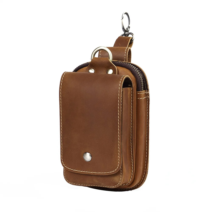 Full Grain Leather Pouch for Men - Image 3