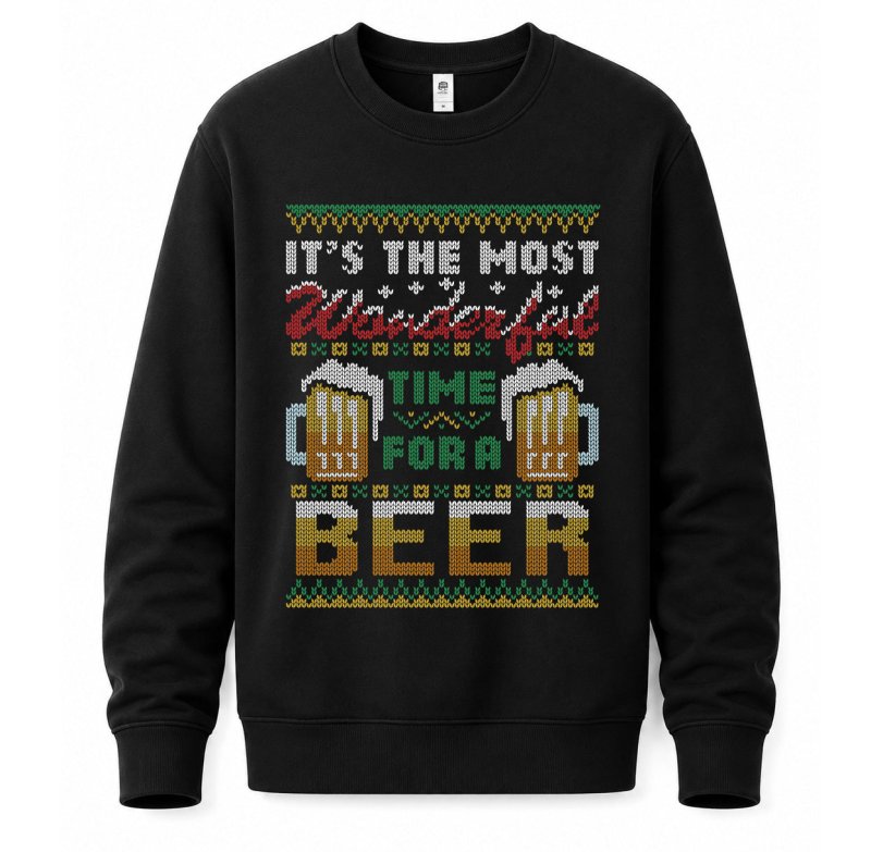 Funny Christmas Beer Jumper