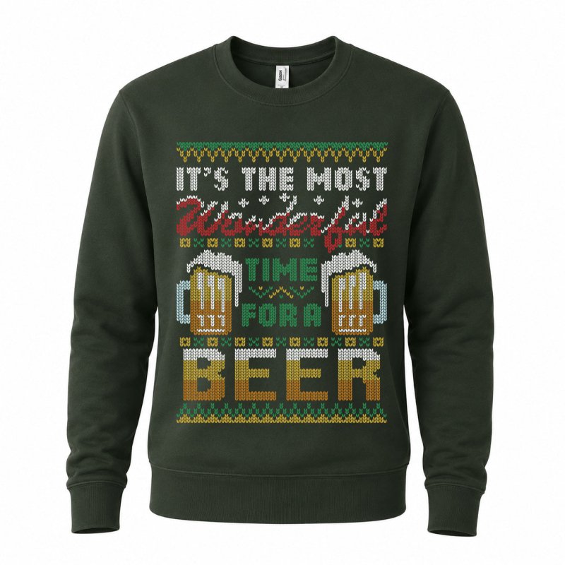 Funny Christmas Beer Jumper