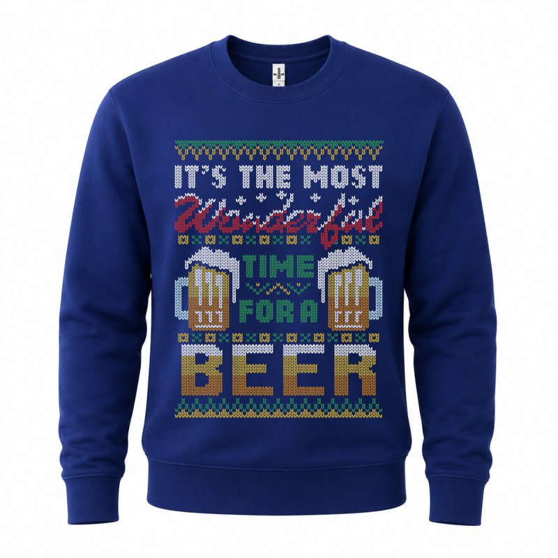 Funny Christmas Beer Jumper