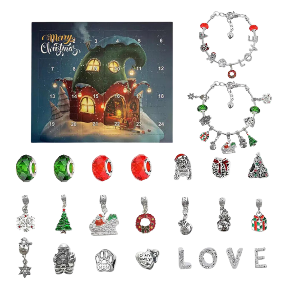 Girls' DIY Advent Calendar 2026 – Jewelry and Bracelet Set