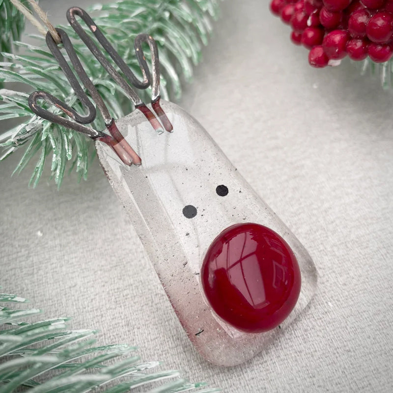 Glass Christmas Tree Ornament