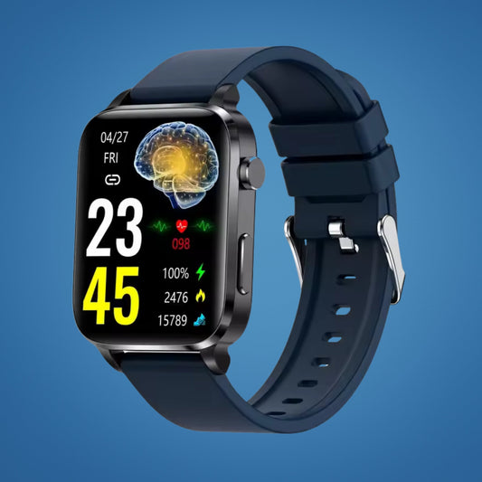 GlucoWell | Non-Invasive Diabetes Smartwatch – Blood Sugar Monitor – HD Display – Pain-Free Glucose Tracking for Adults Charly