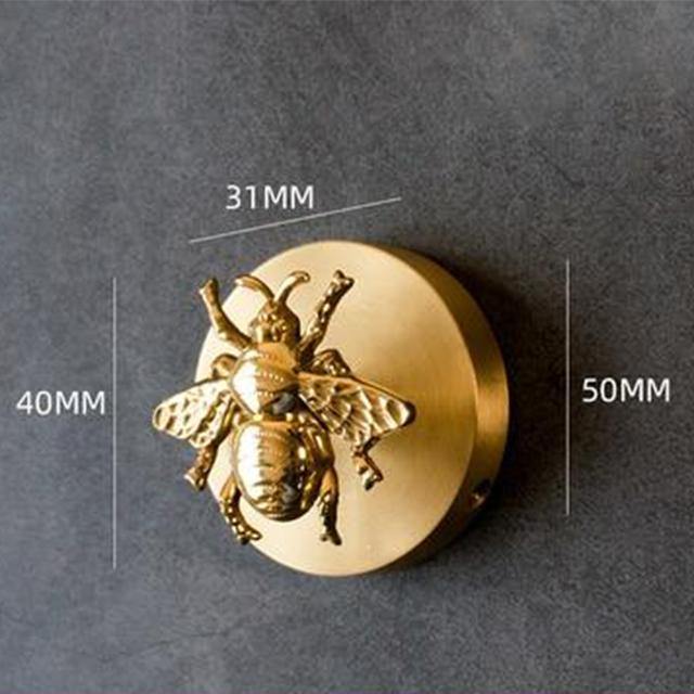 GOLDHORN – Decorative Animal Coat Hook made of Brass with Gold Finish