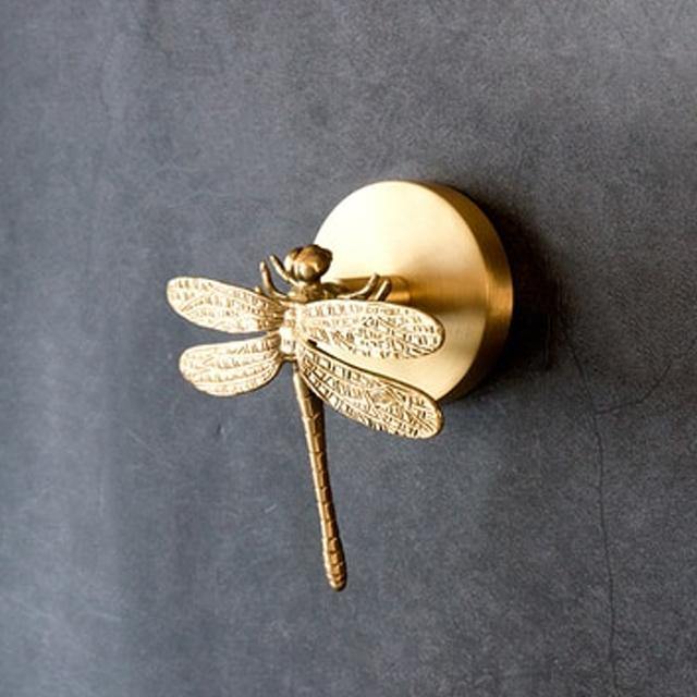 GOLDHORN – Decorative Animal Coat Hook made of Brass with Gold Finish