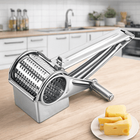 GRATE MOTION Rotary Grater - Easy Kitchen Prep Tool