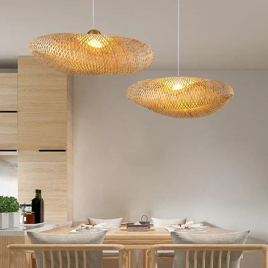 Handmade Rattan Pendant Lamp - RayaLicht