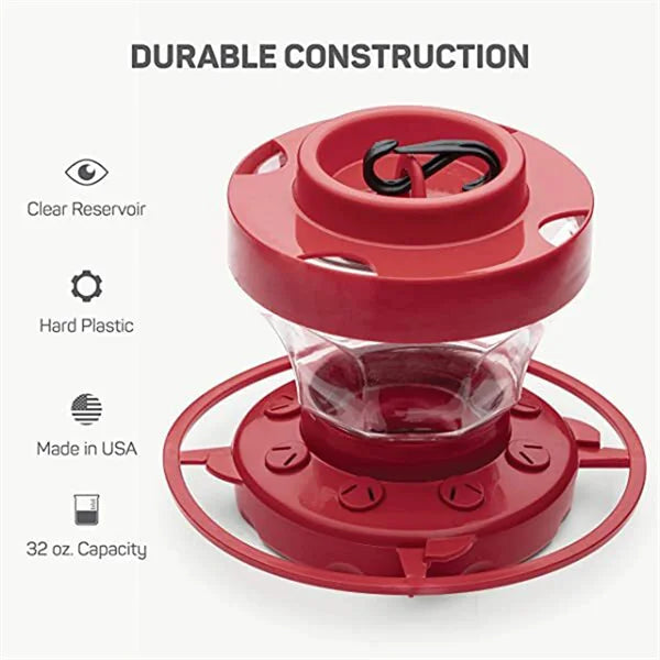 Hanging Bee-Proof Hummingbird Water Feeder