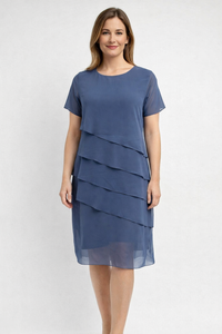 Sisica | Women's Elegant Tiered Midi Dress
