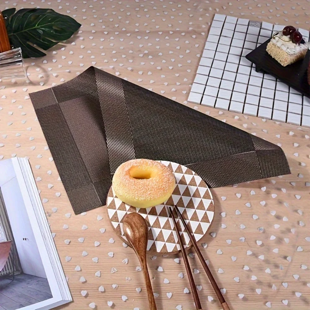 Heat-Resistant PVC Placemats | Washable & Non-Slip Table Mats