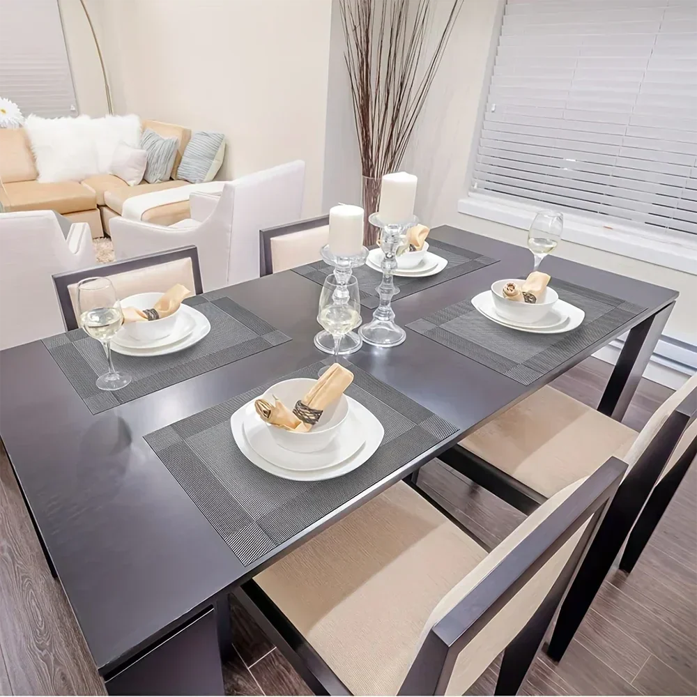 Heat-Resistant PVC Placemats | Washable & Non-Slip Table Mats