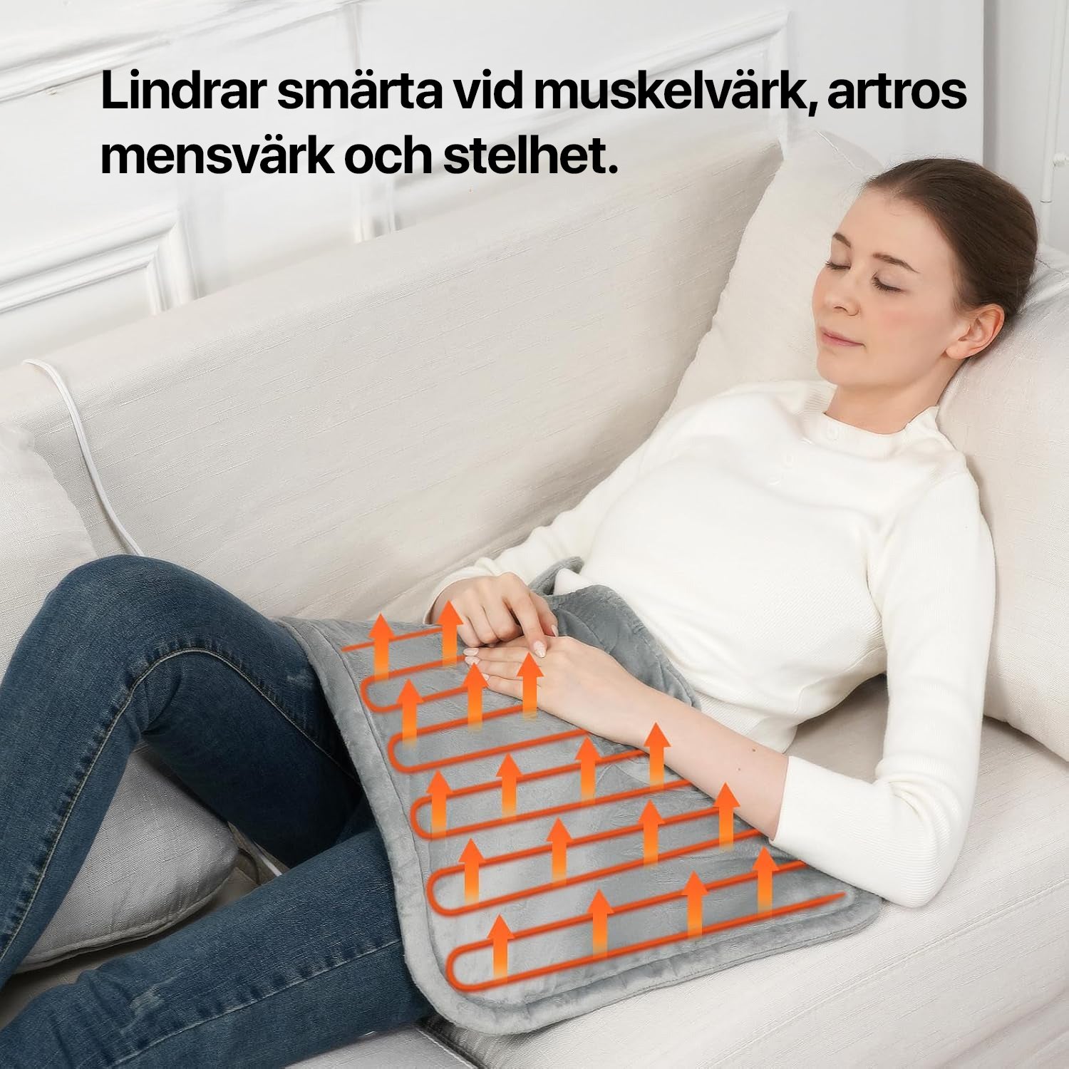 Heating Pad for Neck and Shoulders - Pain Relief with Heat