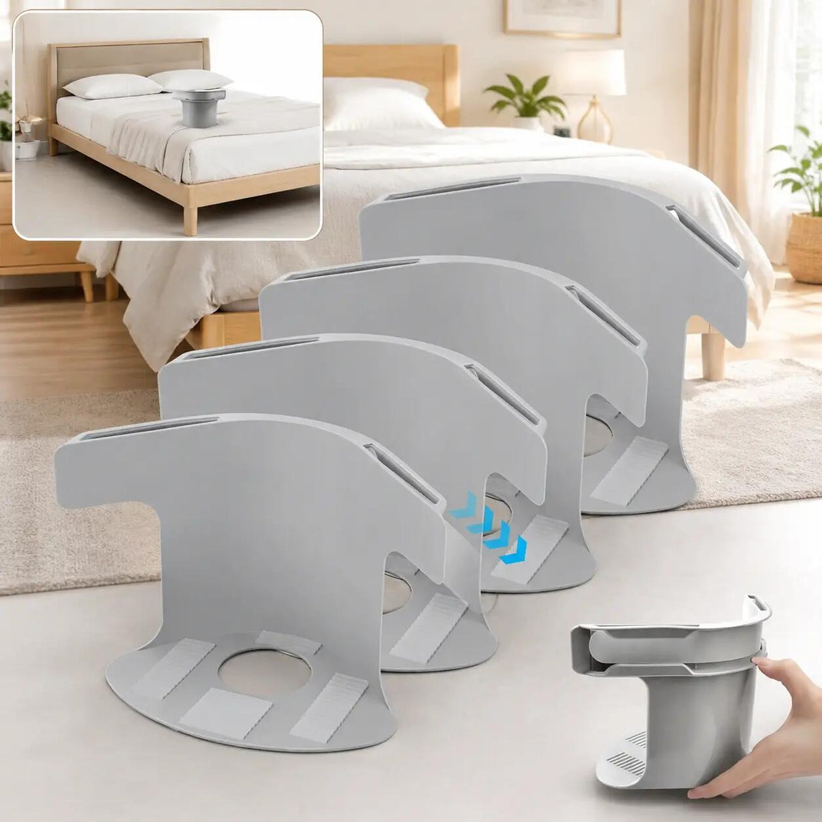 Heavy-Duty Bed Sheet Clips - Invisible Corner Fasteners