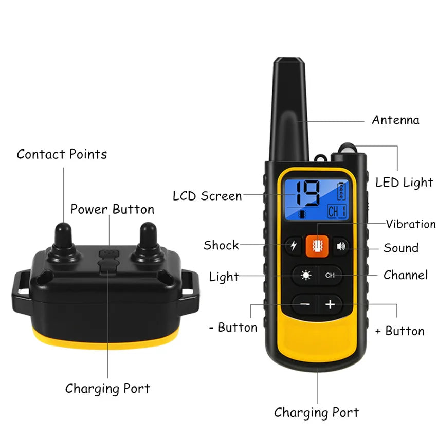 HydraPaw Pro Waterproof Remote Dog Training Collar Outdoor - Image 6