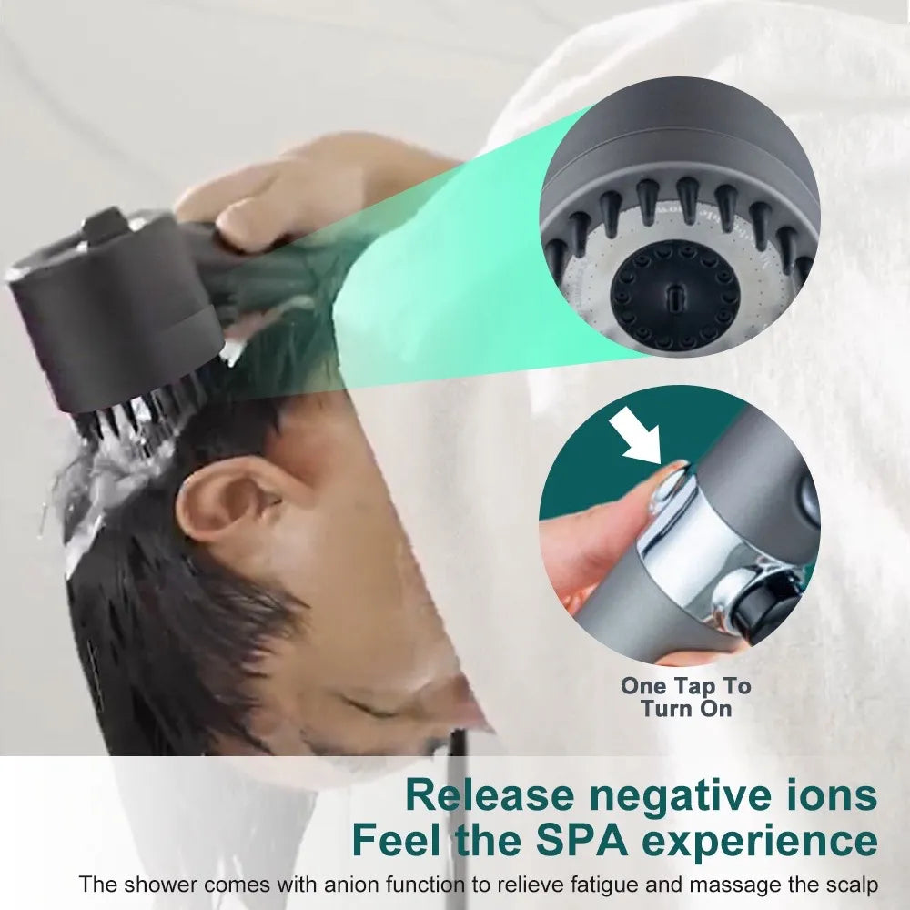 HydraPulse Showerhead Delivers 200% Water Pressure At Home