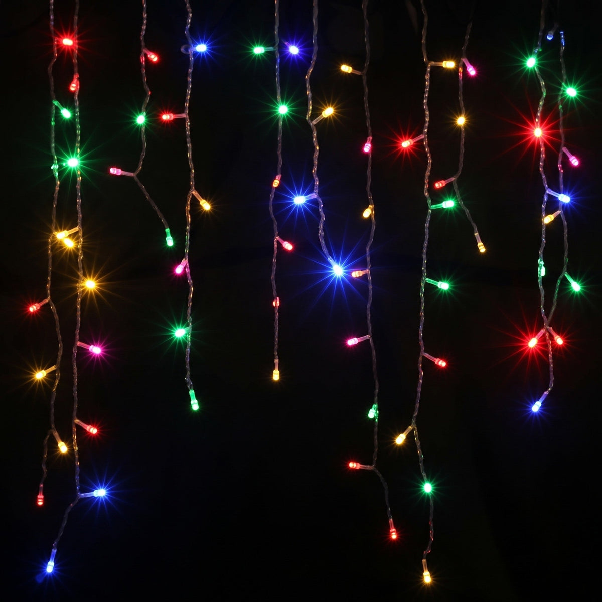 Icicle Christmas Lights - 4 Metres with 96 LEDs and 8 Modes