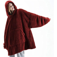 Indoor Fleece Poncho