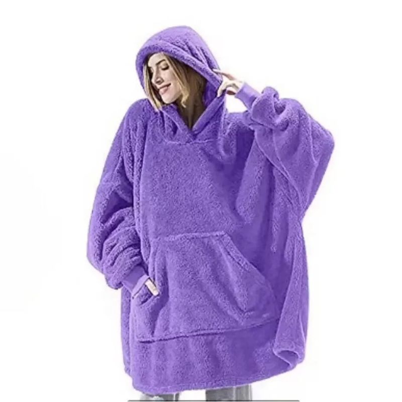 Indoor Fleece Poncho