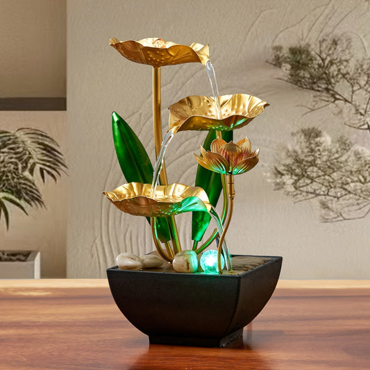 Indoor Fountain Lotus Serene – Soothing and Ambient
