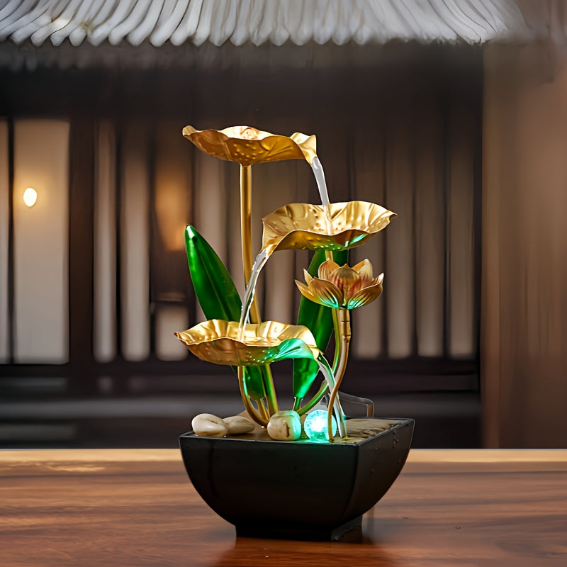 Indoor Fountain Lotus Serene – Soothing and Ambient