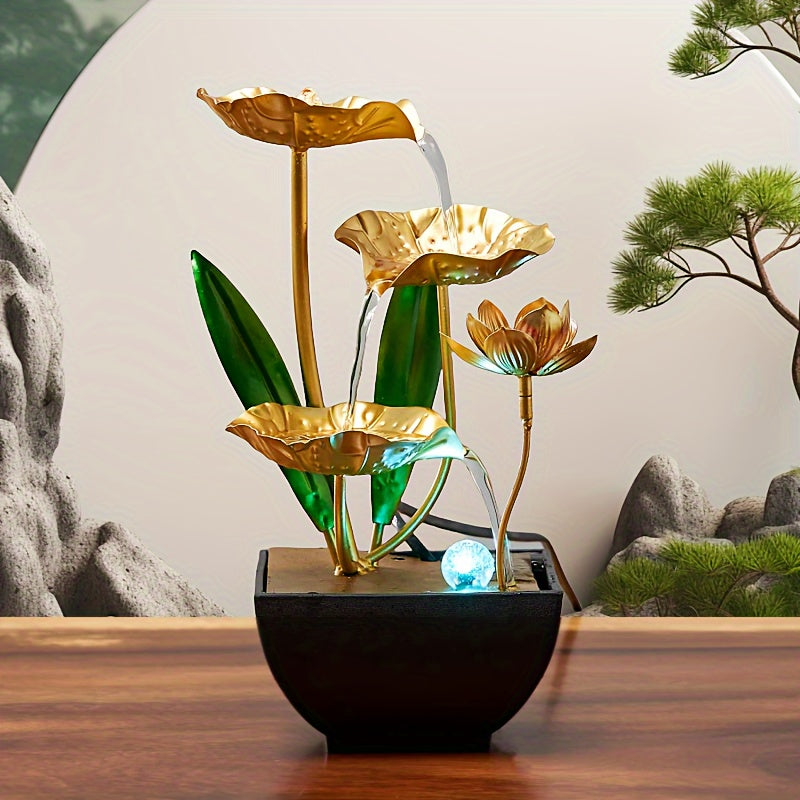 Indoor Fountain Lotus Serene – Soothing and Ambient