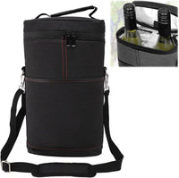 Dual Bottle Wine Carrier Bag - Insulated & Leakproof